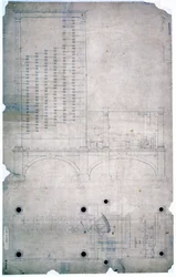 Babbage Engines En tegning af Charles Babbage
