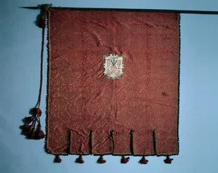 Banner med Medallions of Christs Passion, 1700-tallet.