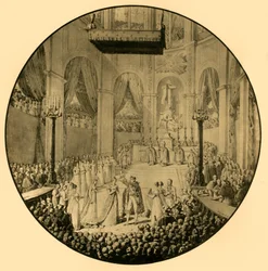 Dåb af Napoleon II, Notre Dame, Paris, 10. juni 1811, 1921.