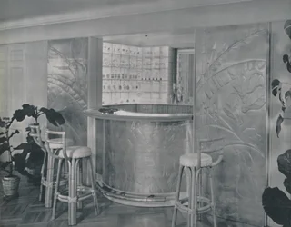 Bar i hr. og fru Miles Grays hjem, 1942.