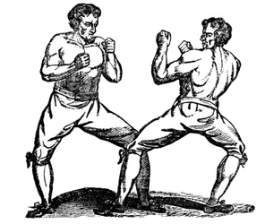 Bar-kno boksning, c1700-tallet