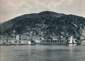 Barmouth - Udsigt fra Mawddach, Showing Heights, 1895