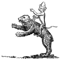 Bjørn og abe, 13. århundrede, 1833