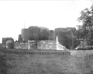 Beaumaris Castle, Anglesey, Wales, 1894.
