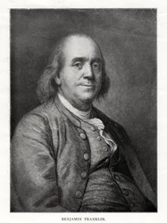 Benjamin Franklin, amerikansk statsmand, printer og videnskabsmand, det 20. århundrede