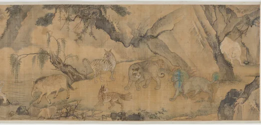 Bestiary af ægte og imaginære dyr, Ming-dynastiet, 1368-1644.