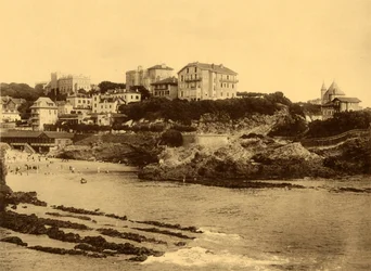 Biarritz - Den gamle havn, c1930.