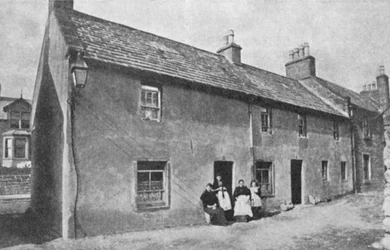 Fødested for JM Barrie 1860-1937, skotsk dramatiker og romanforfatter, Kirriemuir, Angus, Skotland