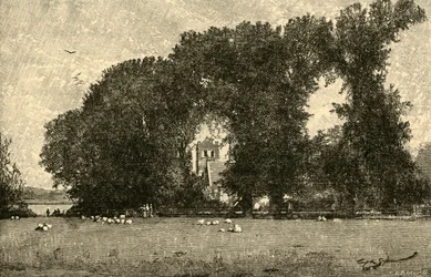 Bisham kirke, 1898.