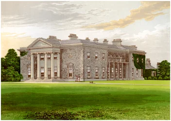 Bishopscourt, County Kildare, Irland, hjemsted for jarlen af Clonmel, c1880