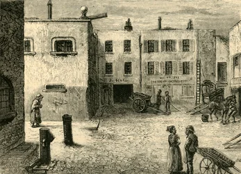 Bleeding Heart Yard, c1872.