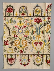 Border Strip of a Skirt, 1600-1700-tallet.
