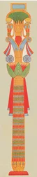 Bukethovedstad, Theben, Egypten, 1928.
