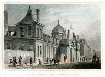 British Museum, Great Russell Street, London, 1800-tallet