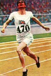 Den britiske atlet Douglas Lowe vandt 800 meter i atletik, 1928.