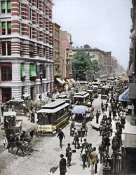 Broadway, New York, 1800-tallet
