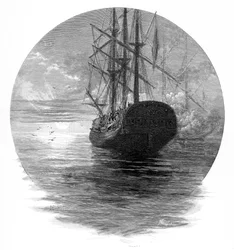 Begravelse af kaptajn Cooks forbliver til søs, 1779 1886