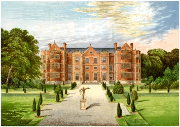 Burton Agnes Hall, Worcestershire, hjemsted for Baronet Boynton, c1880