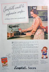 Campbells Supper-annonce, 1936