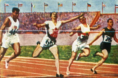 Canadiske sprinter Percy Williams, 1928.