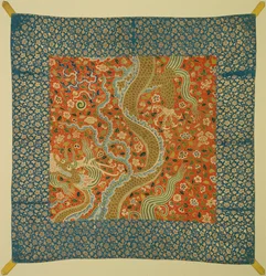 Baldakin med Dragon Among Flowers, slutningen af 1100-tallet.