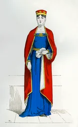 Capetiansk adelskvinde, c1180-1190 1882-1884