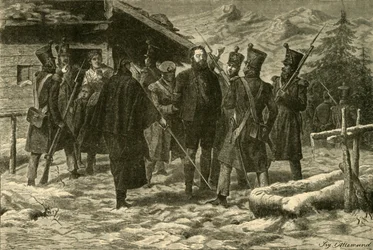 Tilfangetagelse af Andrew Hofer 1810, 1890.