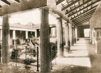 De Gyldne Amorers Hus, Pompeji, Italien, omkring 1900-tallet