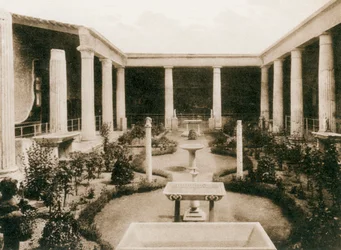 House of the Vettii, Pompeji, Italien, omkring 1900-tallet