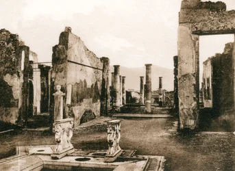 Cornelio Rufos hus, Pompeji, Italien, omkring 1900-tallet