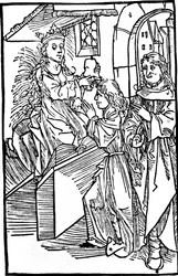 Cassandra, legendarisk trojansk profetinde, 1500-tallet