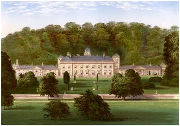 Castle Hill, Devon, hjemsted for Earl Fortescue, c1880