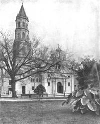 Cathedral of St. Augustine, Florida, USA, ca. 1900.