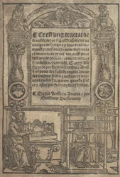 Dette er en traktat de la noble art de leguille ascavoir ouvraiges de spaigne... titel..., efter 1527.