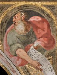Centralskib, Plume First Span North, Buste med Profet, Detail, Cathedral of Santa Maria Assunta, Cathedral, Cremona, Lombardiet, Italien (foto)