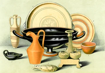 Keramisk kunst, oldgræsk, cypriansk og etruskisk