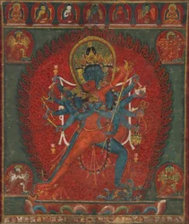 Chakrasamvara og Vajravarahi, 1575-1600.