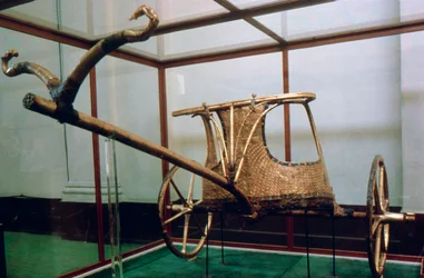 Vogn fra Tutankhamons grav, 1300-tallet f.Kr