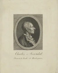 Charles de Secondat, Baron de Montesquieu 1689-1755, ca. 1795.