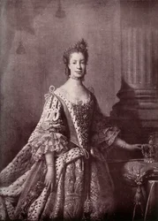 Charlotte Sophia af Mecklenburg-Strelitz, dronninggemalinde til Georg 3., 1761-1762, 1919