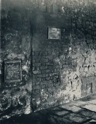 Charterhus. Food-Hatch and Doorway of a Monks Cell, in the Cloister, 1925