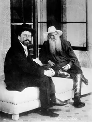 Tjekhov og Tolstoj, slutningen af det 19. århundrede