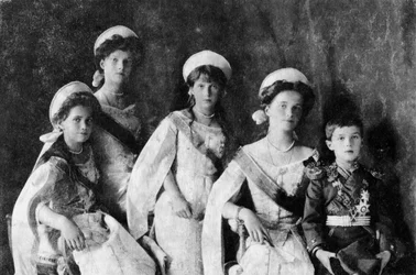 Børn af zar Nicholas II af Rusland, c1910.
