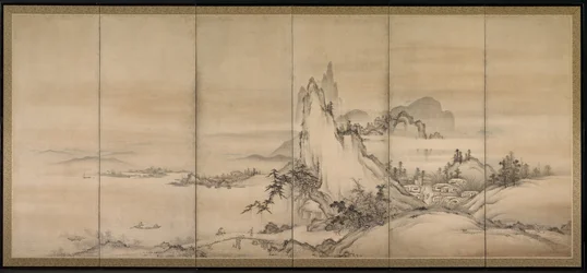 Kinesisk landskab, 1500-tallet.