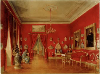 Kinesisk porcelænsskab
