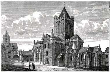 Christ Church Cathedral, Dublin, c1800-tallet