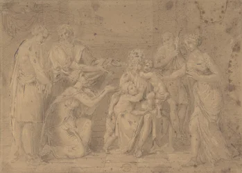 Kristus og børnene, 1600-tallet.