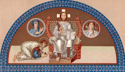 Kristus tronede, slutningen af det 9. århundrede