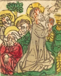 Kristus på Oliebjerget, ca. 14251450.