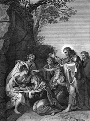 Kristus oprejser Lazarus, 1814